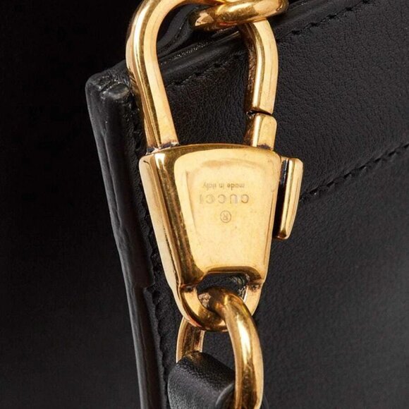 Gucci Black Leather Medium Diana Tote Bag - Picture 8 of 12